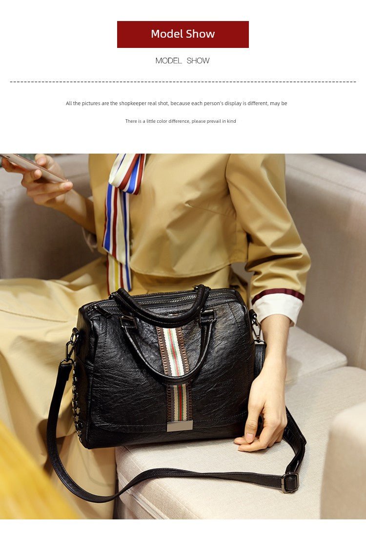 Bag Women 2024 New Fashionable Korean Style Versatile Fashion Women Shoulder Messenger Bag Simple Large Capacity Women Handbag - Walmarkettt.com