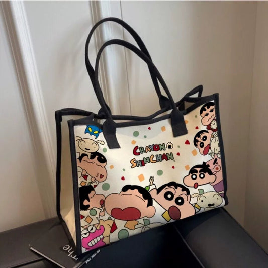 Canvas Bag Female Ins Mori All - Match Shoulder Bag Large Capacity Book Holding Student Class Commuter Bag Cloth Tote - Walmarkettt.com
