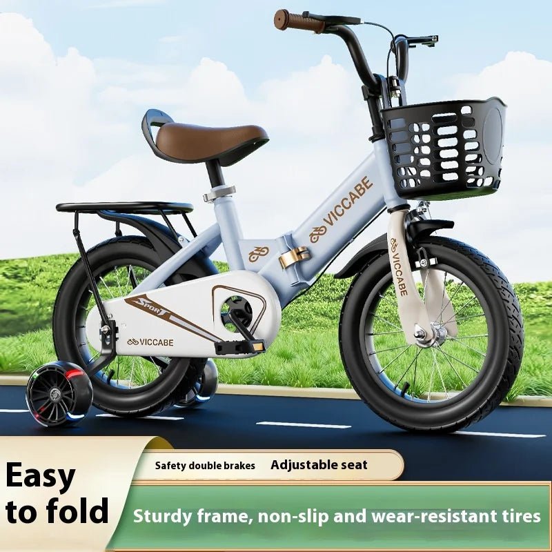 Children's Bicycle2 - 9Year - old children's bicycles for girls and boys, foldable bikes - Walmarkettt.com