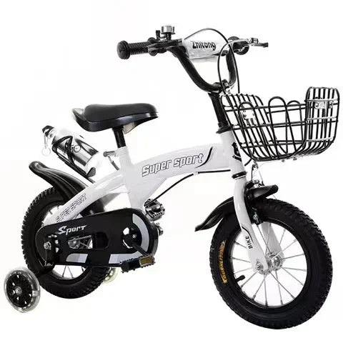 Children's Bicycles for Boys Aged 3 - 10 Years Old Children Girls Children's Bicycles with Flashing Auxiliary Wheels - Walmarkettt.com
