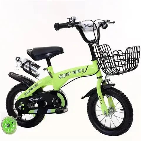 Children's Bicycles for Boys Aged 3 - 10 Years Old Children Girls Children's Bicycles with Flashing Auxiliary Wheels - Walmarkettt.com