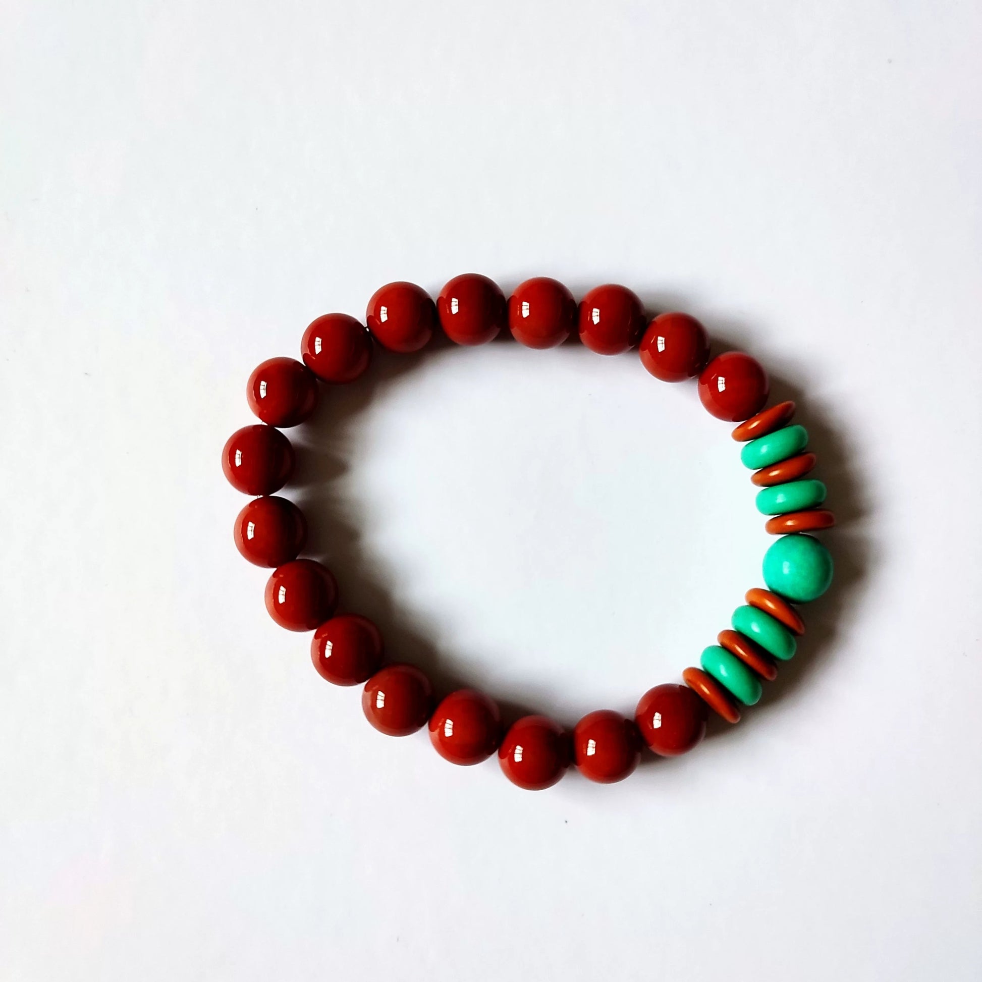 Cross - Bank Scent South Red 18 PCs Rosary Bracelet Turquoise Buddha Beads Bracelet - Walmarkettt.com