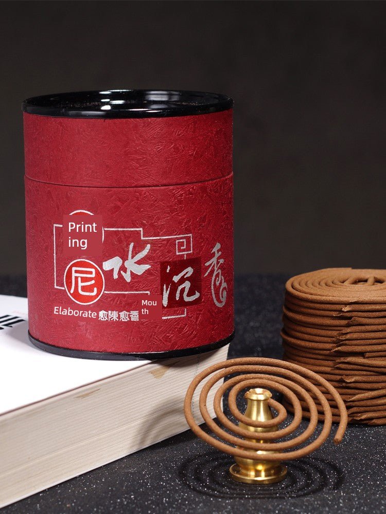 Ebony Indonesian Water Sink Hour Air Purification Incense Coil - Walmarkettt.com