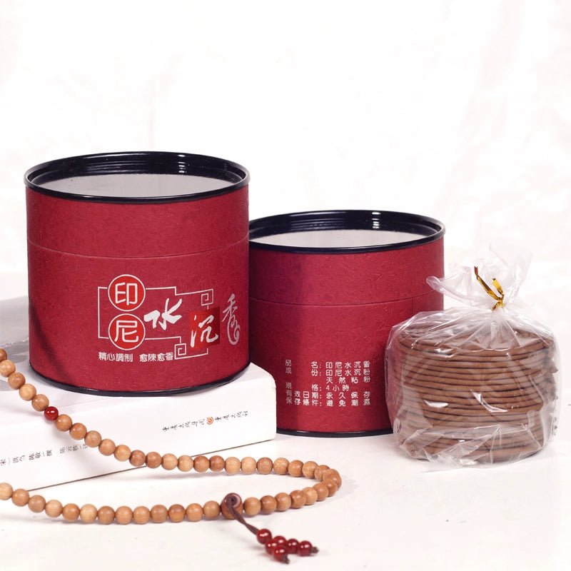 Ebony Indonesian Water Sink Hour Air Purification Incense Coil - Walmarkettt.com