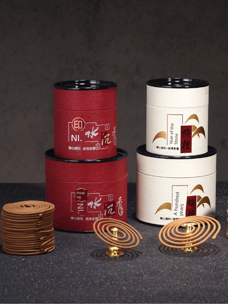 Ebony Indonesian Water Sink Hour Air Purification Incense Coil - Walmarkettt.com