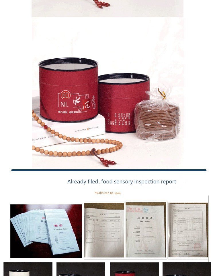 Ebony Indonesian Water Sink Hour Air Purification Incense Coil - Walmarkettt.com