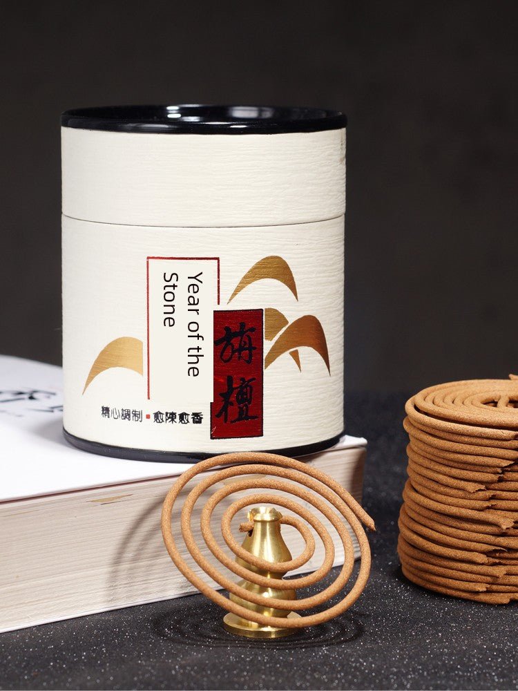 Ebony Indonesian Water Sink Hour Air Purification Incense Coil - Walmarkettt.com