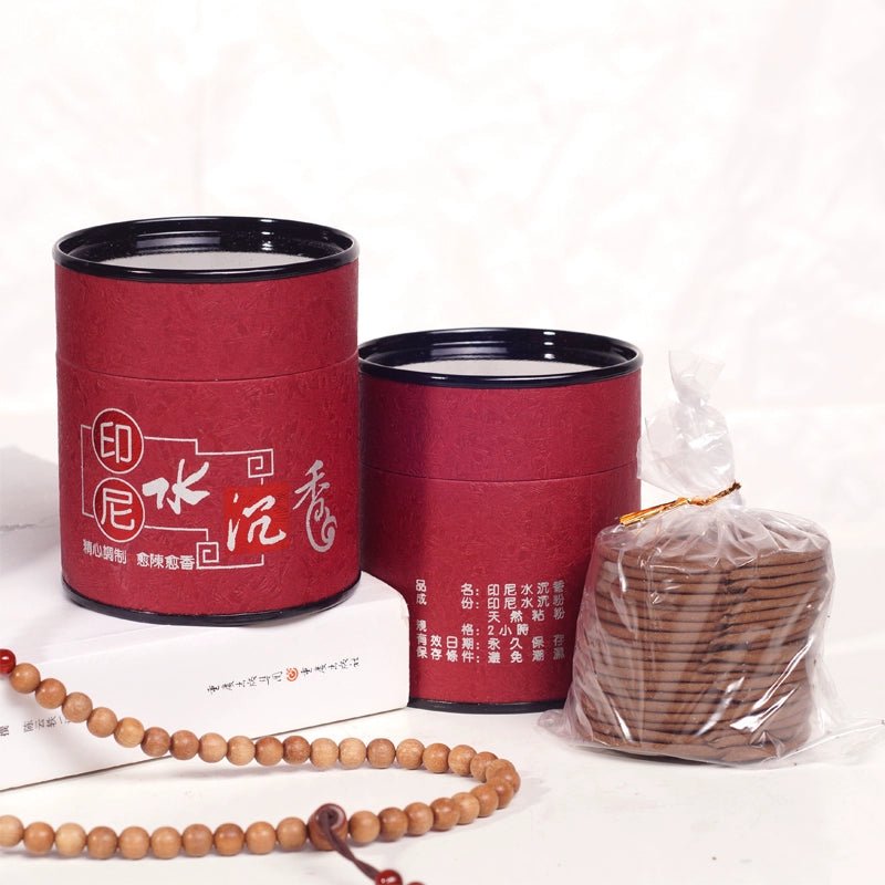 Ebony Indonesian Water Sink Hour Air Purification Incense Coil - Walmarkettt.com