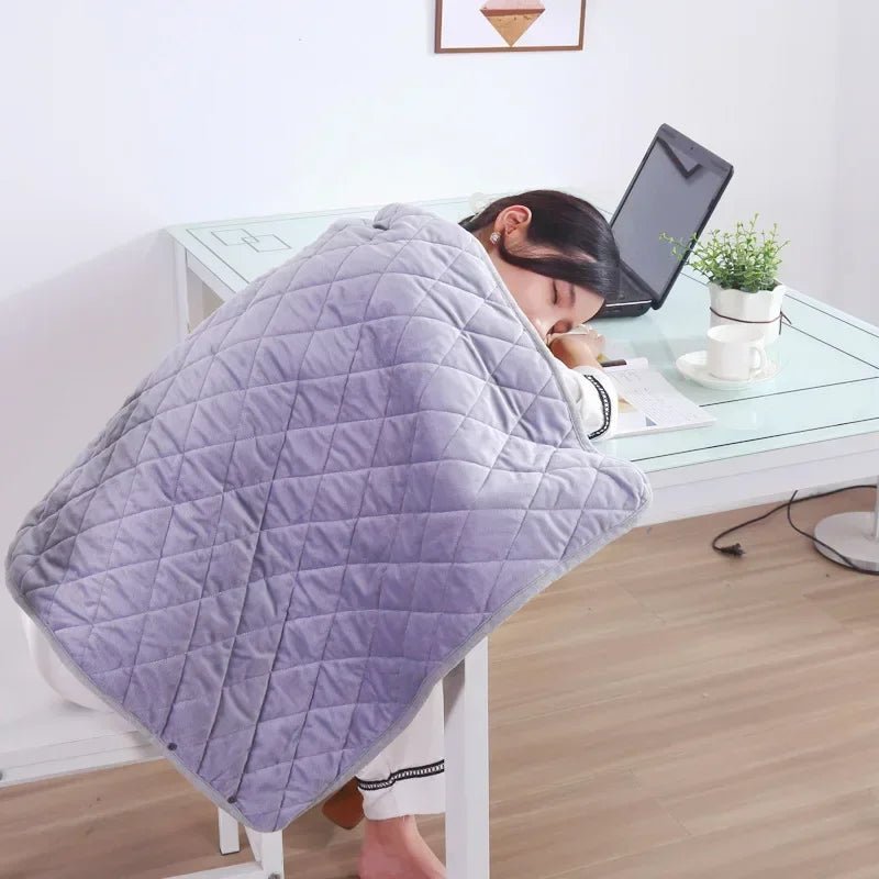 Electric Blanket Household 3speed Adjustable USB Fast Heating Wearable Warm Blanket Detachable Washable Heating Shoulder Blanket - Walmarkettt.com