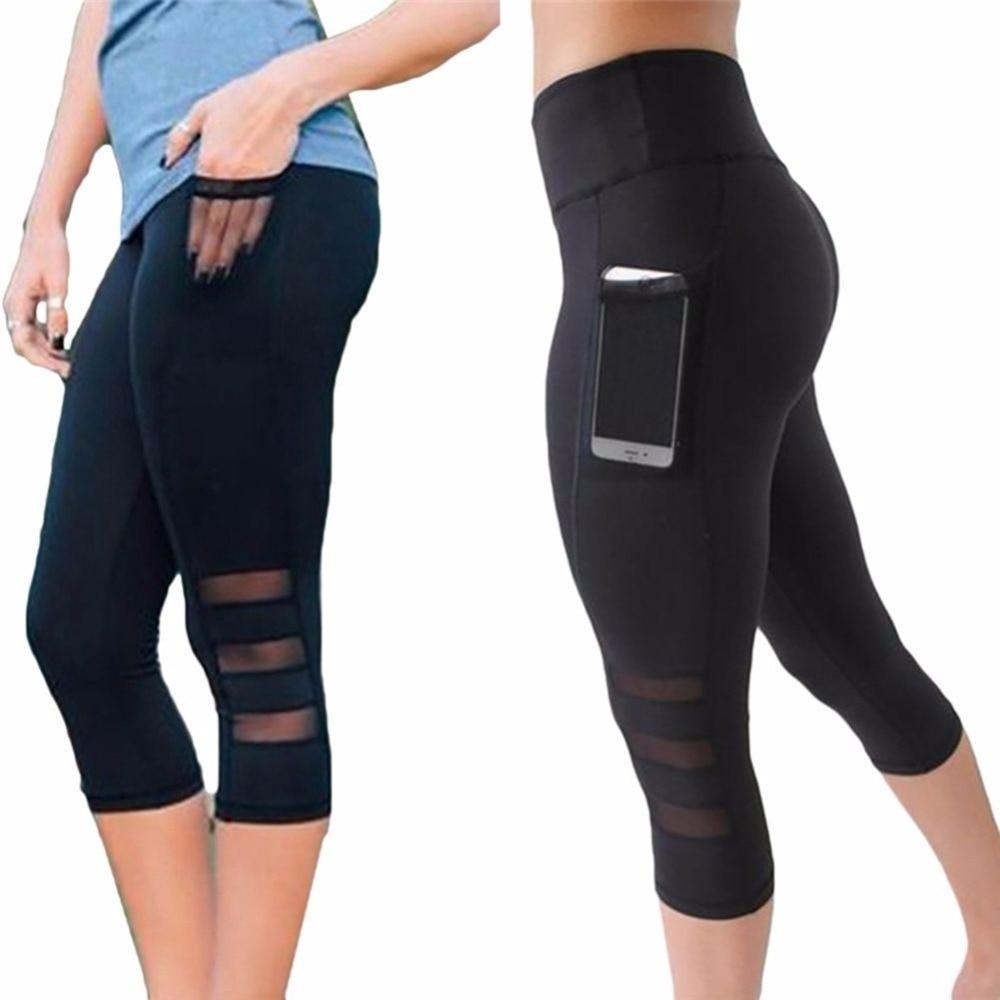EP Calf - length Pants Capri Pant Sport leggings Women Fitness Yoga Gym - Walmarkettt.com