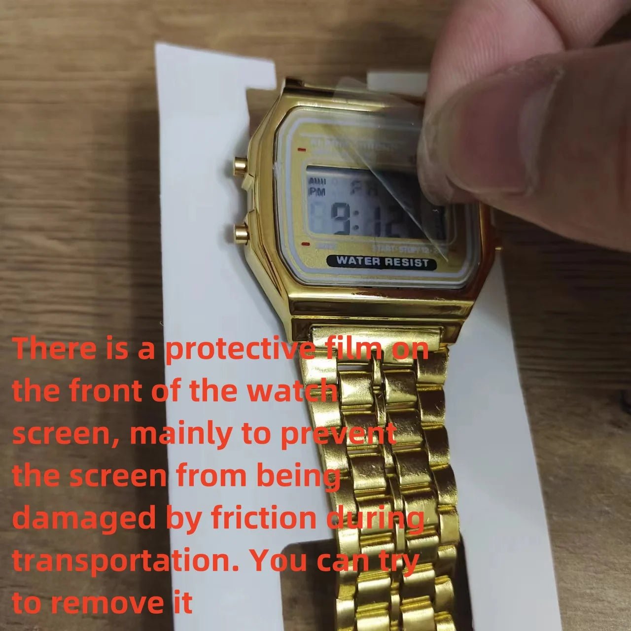 F91W Non - Waterproof Steel Band Watch For Women, Men, Business Clock, Multi - Functional LED Digital Sports Watch, Electronic Clock - Walmarkettt.com