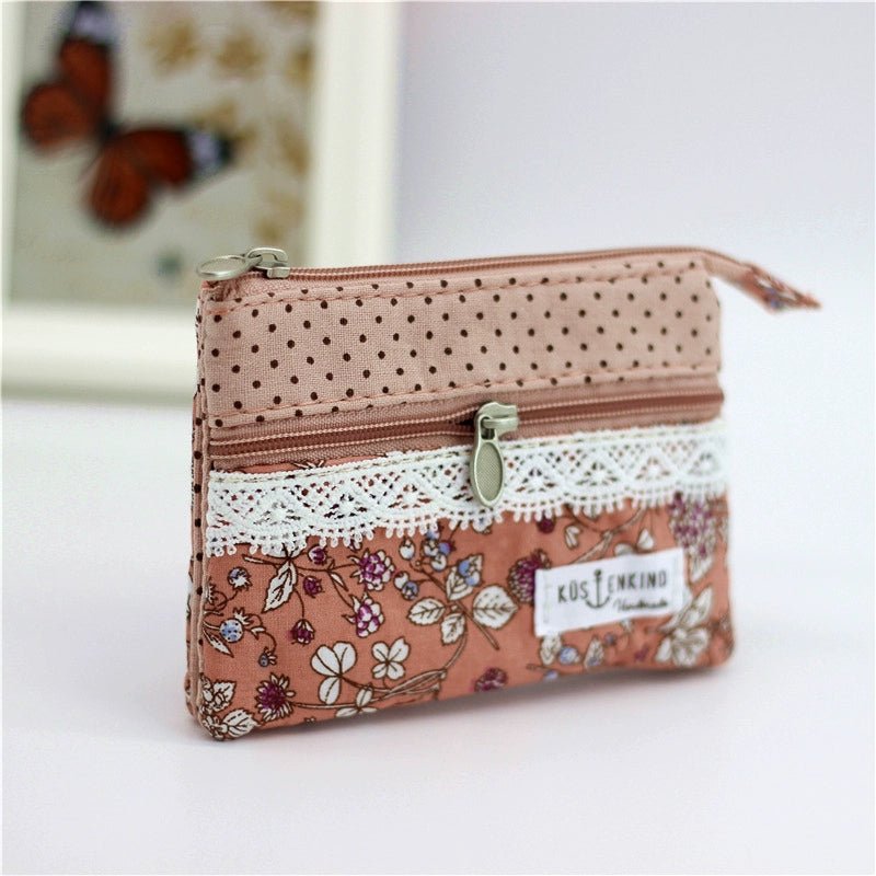 Fabric License ID Card Protective Case Small Wallet - Walmarkettt.com
