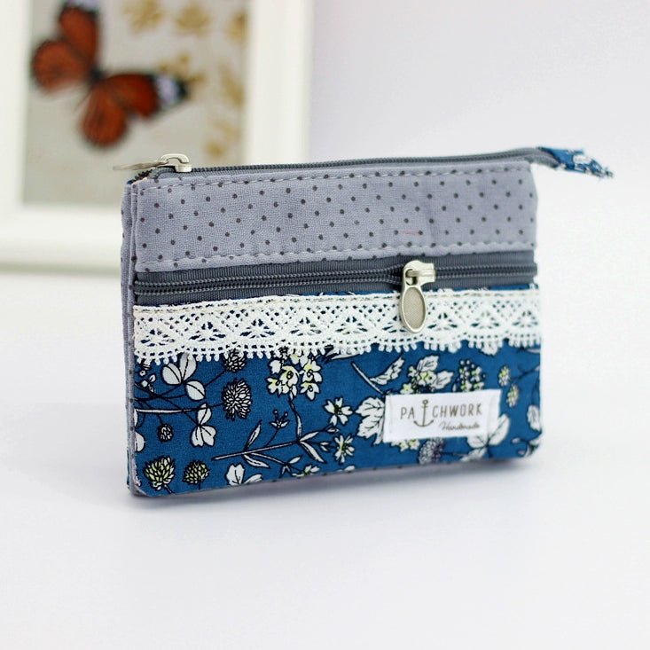 Fabric License ID Card Protective Case Small Wallet - Walmarkettt.com