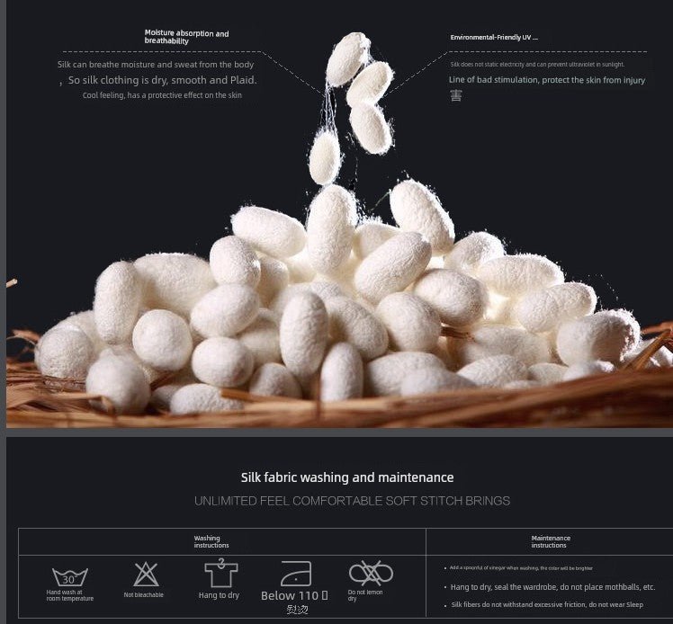 Fashion Mulberry Silk Top Middle - Aged and Elderly Shirt Summer Wear - Walmarkettt.com