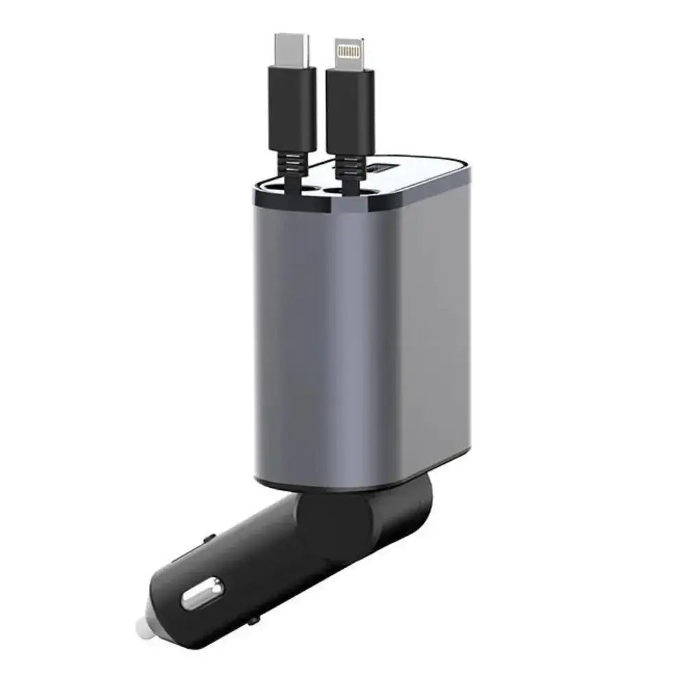 FAST 100W Car Phone Charger Lighter USB And TYPE - C Adapter - Walmarkettt.com
