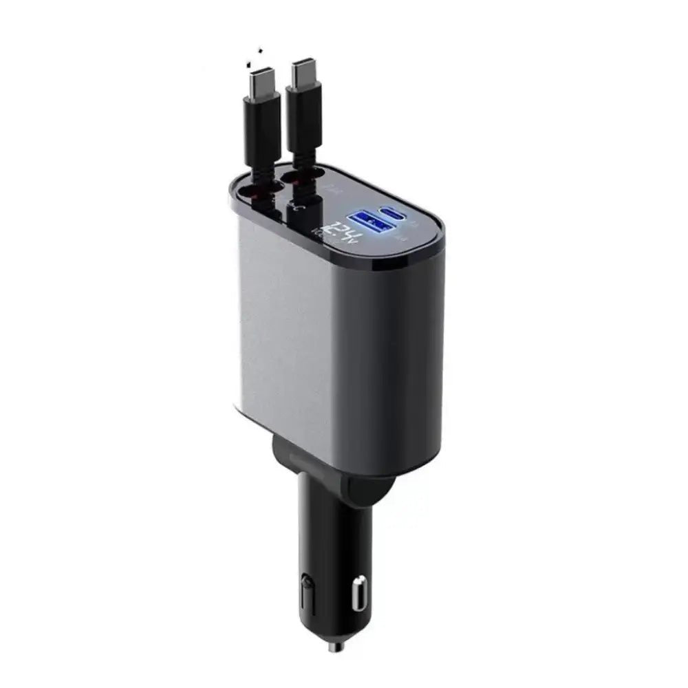 FAST 100W Car Phone Charger Lighter USB And TYPE - C Adapter - Walmarkettt.com