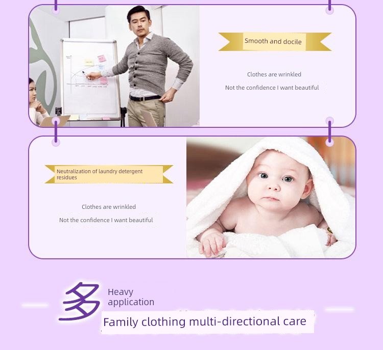 For Home Clothing Clothes Softener Lasting Fragrance Lavender Lasting Fragrance Anti - Static Clothes Soft Care Solution - Walmarkettt.com