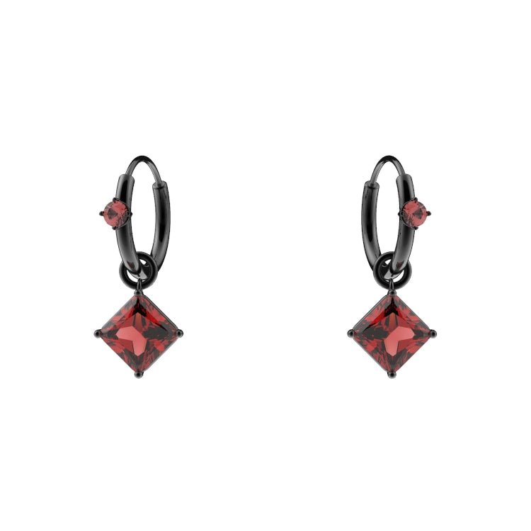 Frggather Gem Short Earrings Original Design High - Grade Temperament Silver Eardrops Neutral Men and Women Same Style - Walmarkettt.com