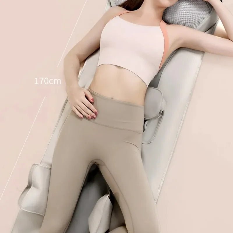 Full Body Massage Mat Mattress Electric Airbag Traction Lumbar Heated Kneading Neck Massager Vibration with Remote Controlle - Walmarkettt.com