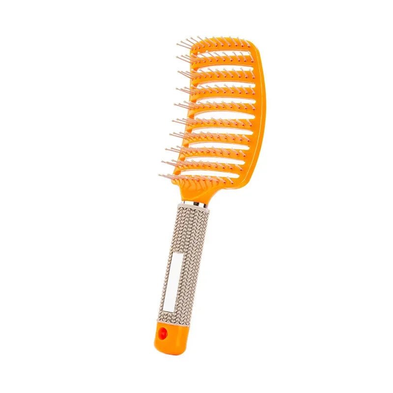 Hair Brush Scalp Massage Comb Hairbrush Bristle;Nylon Women Wet Curly Detangle Hair Brush for Salon Hairdressing Styling Tools - Walmarkettt.com