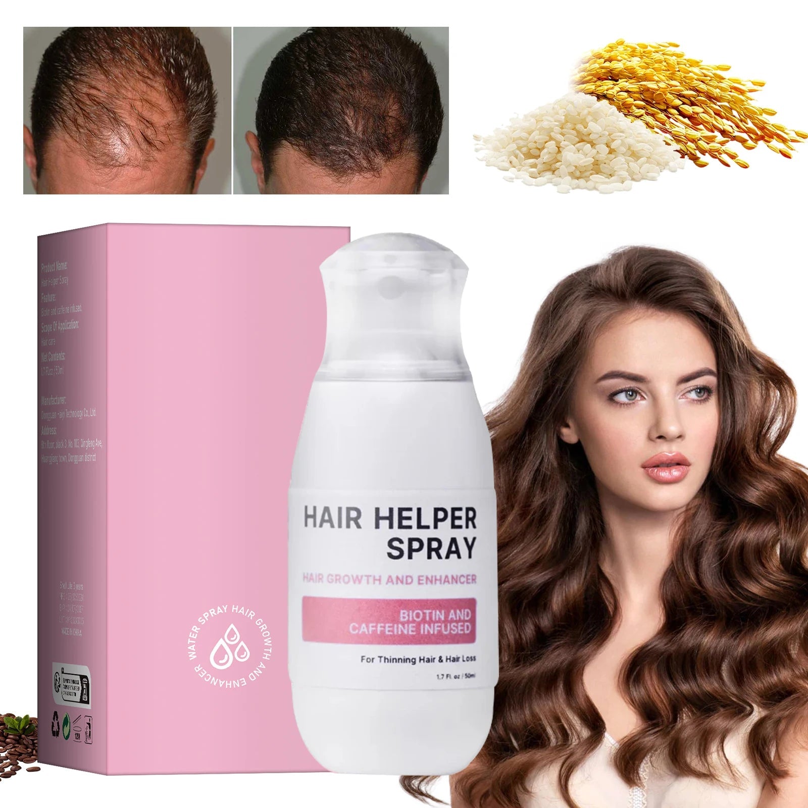 Hair Care Spray Nourishes Hair Scalp Moisturizes And Softens Hair, Repair Damage Strengthen Hair Follicles Reducing Hair Loss - Walmarkettt.com