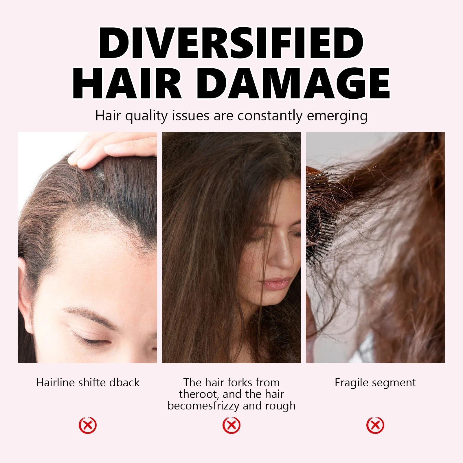 Hair Care Spray Nourishes Hair Scalp Moisturizes And Softens Hair, Repair Damage Strengthen Hair Follicles Reducing Hair Loss - Walmarkettt.com