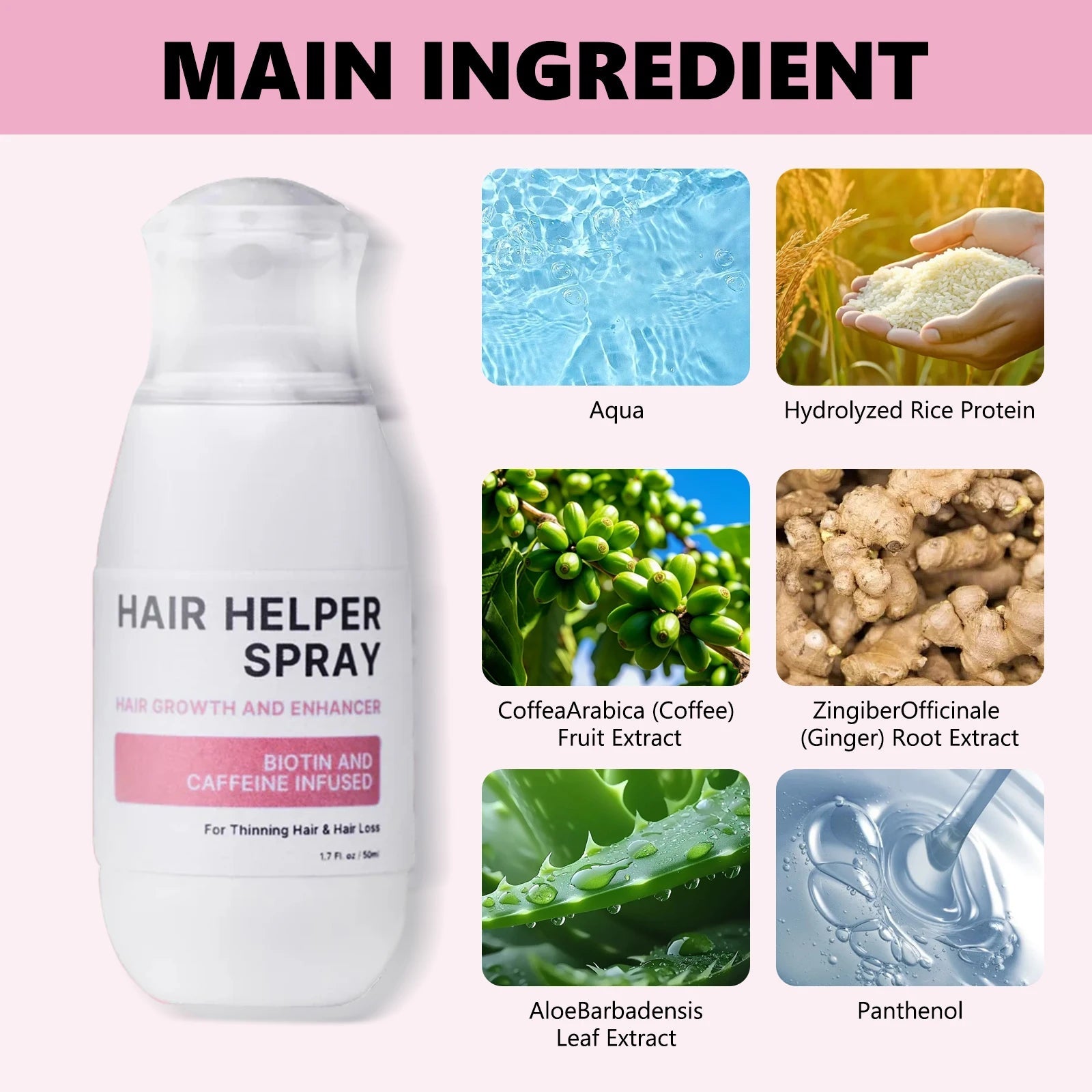 Hair Care Spray Nourishes Hair Scalp Moisturizes And Softens Hair, Repair Damage Strengthen Hair Follicles Reducing Hair Loss - Walmarkettt.com