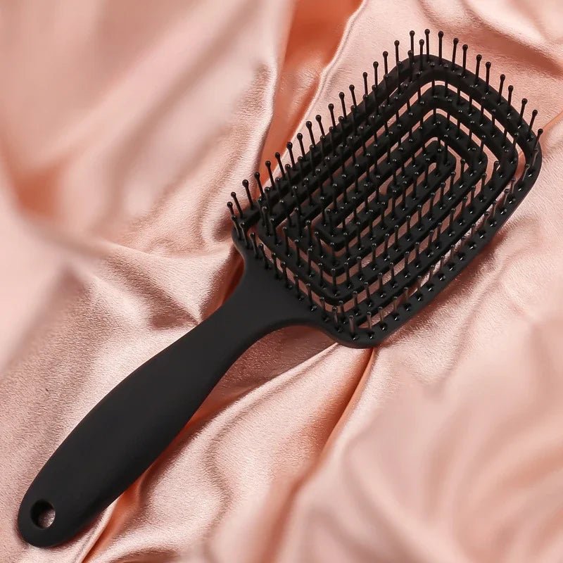 Hair Scalp Massage Comb Hair Brush Anti - static Wet Dry Curly Detangler Hairbrush Salon Hair Styling Tool for Women Men New - Walmarkettt.com