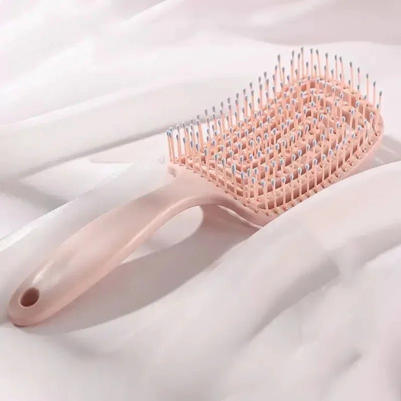 Hair Scalp Massage Comb Hair Brush Anti - static Wet Dry Curly Detangler Hairbrush Salon Hair Styling Tool for Women Men New - Walmarkettt.com