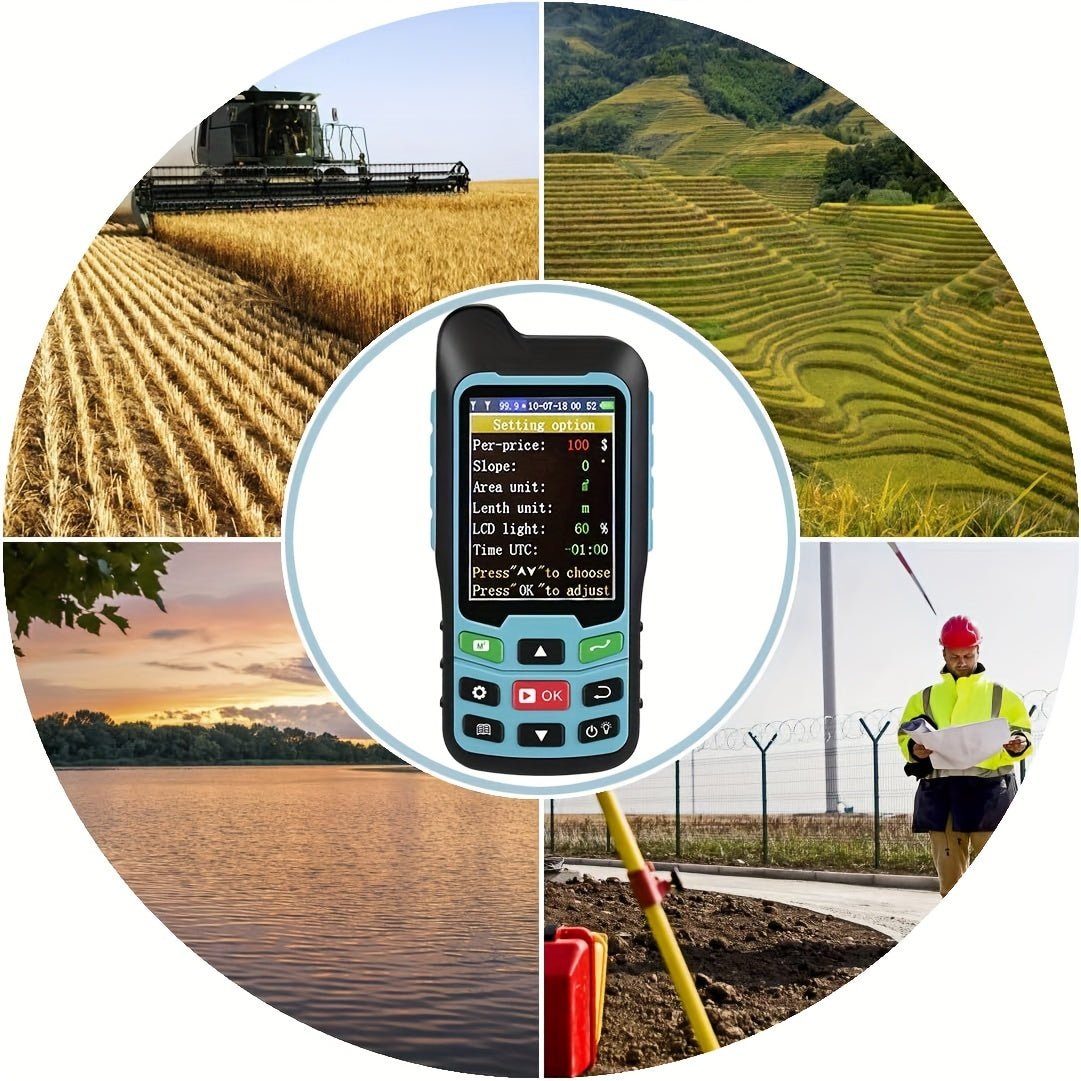 Handheld GPS Landmeter, Area Survey Measuring Instrument, Land Measuring Tool For Forest Farmland - Walmarkettt.com