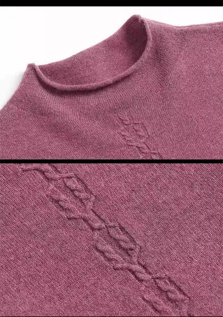 Hengyuanxiang Spring & Fall Belly Covering Knitting Dress Cashmere Sweater - Walmarkettt.com