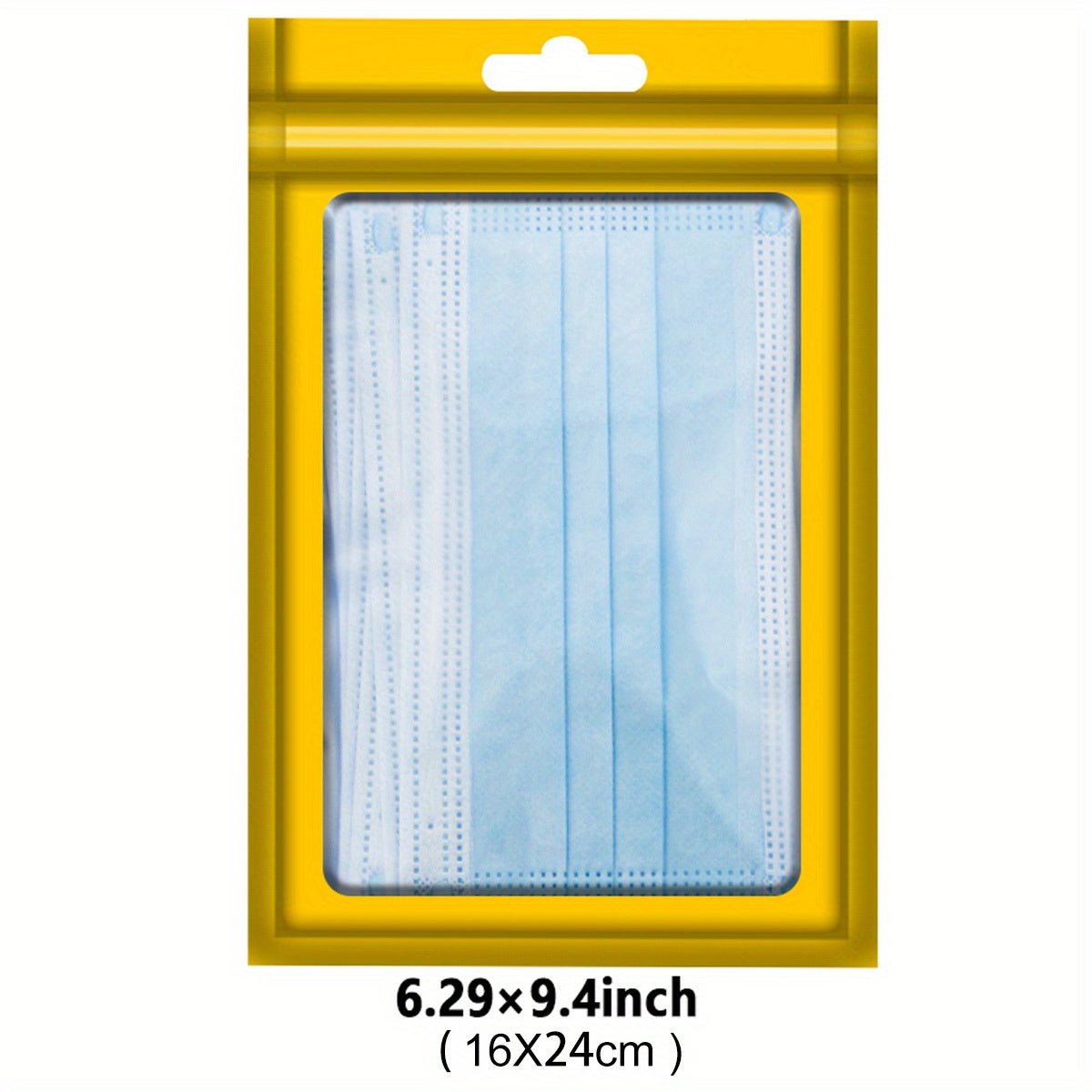 [Holographic Zipper Lock Bags] 100 - Pack Holographic Zipper Lock Resealable Bags | Moisture - Proof Aluminum Foil Polyester Film Flat Transparent Window Pouch for Electronics/Jewelry/Cosmetics Organization, 4 Size Options, Non - f - Walmarkettt.com
