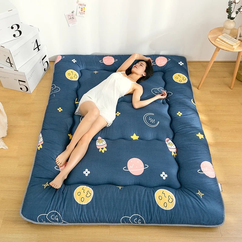 Japanese - style thickened tatami mattress lazy bedroom floor artifact foldable mats household bed mattress floor sleeping pad - Walmarkettt.com