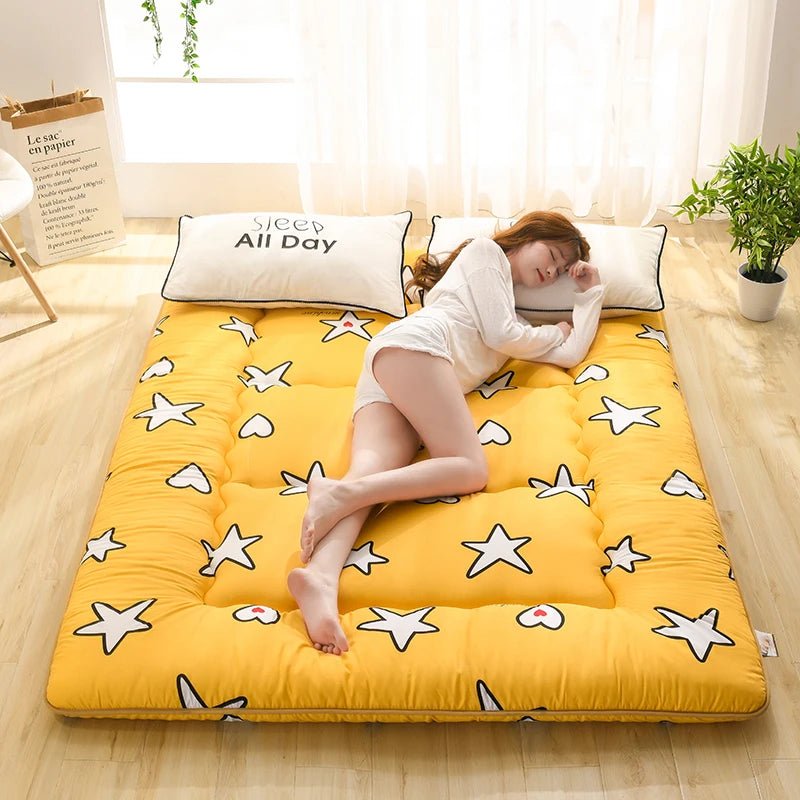 Japanese - style thickened tatami mattress lazy bedroom floor artifact foldable mats household bed mattress floor sleeping pad - Walmarkettt.com
