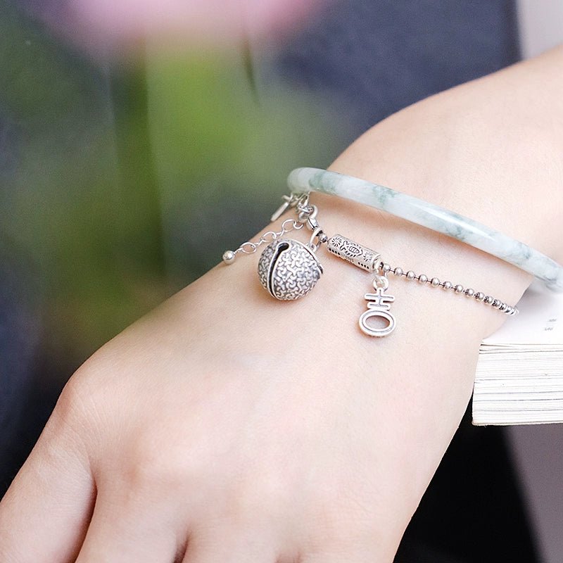 [Jixiang] Silver Hollow Sachet Ball Bracelet Anklet Portable Wear Incense Pills Aromatherapy Oil No Fire Lasting Diffuse - Walmarkettt.com