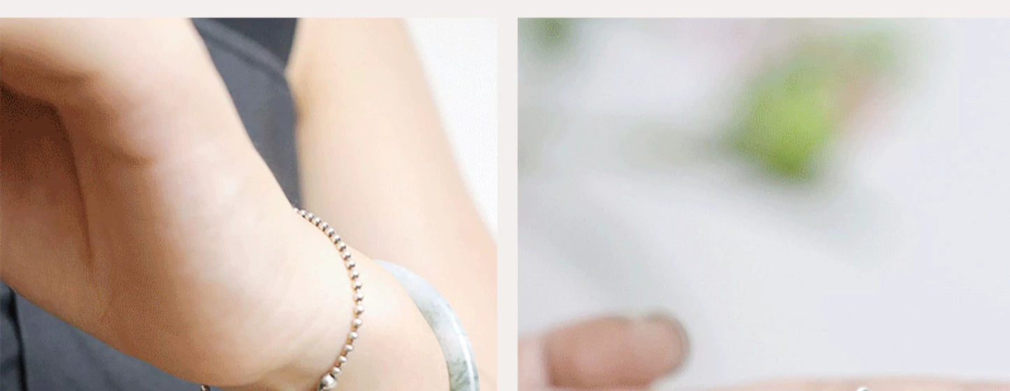 [Jixiang] Silver Hollow Sachet Ball Bracelet Anklet Portable Wear Incense Pills Aromatherapy Oil No Fire Lasting Diffuse - Walmarkettt.com