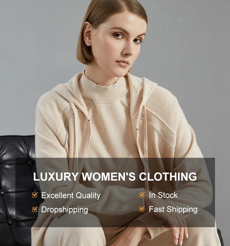 K2548W Luxury women's autumn suits vest wool office business wear formal Laidies woolen clothes - Walmarkettt.com