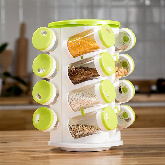 Kitchen Multifunction Rotating Seasoning Bottle Holder - Walmarkettt.com