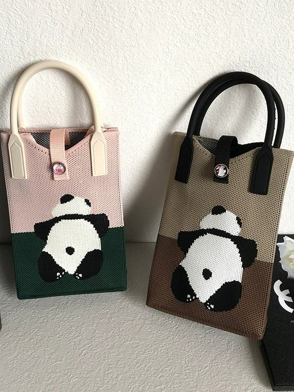 Korean Style Handbag, Fashionable and Simple, Knitted Single Shoulder Crossbody Mini Phone Bag, Portable Storage Coin Purse for Going Out - Walmarkettt.com