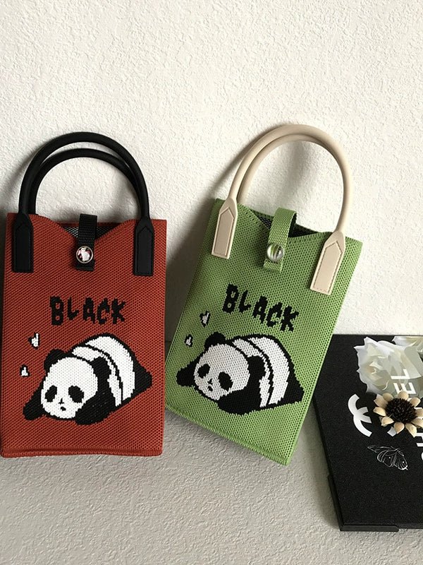 Korean Style Handbag, Fashionable and Simple, Knitted Single Shoulder Crossbody Mini Phone Bag, Portable Storage Coin Purse for Going Out - Walmarkettt.com