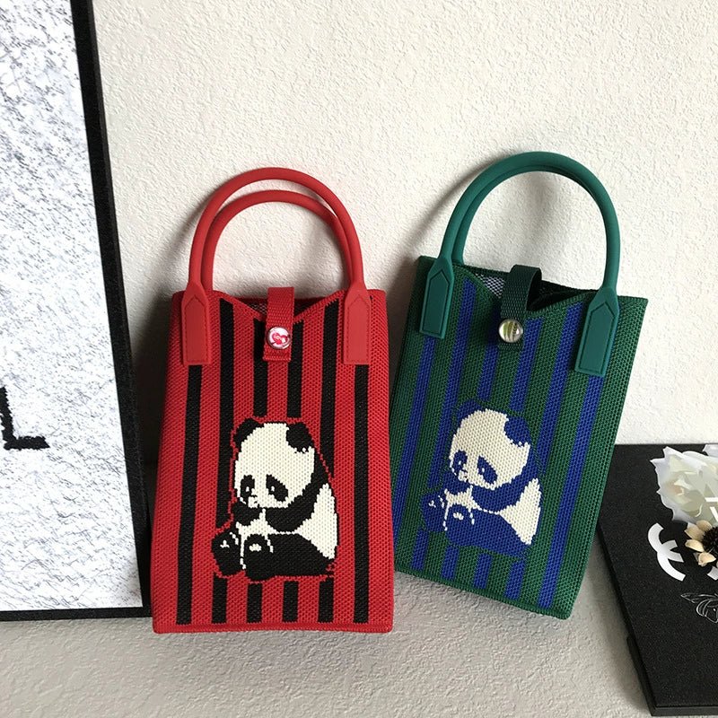 Korean Style Handbag, Fashionable and Simple, Knitted Single Shoulder Crossbody Mini Phone Bag, Portable Storage Coin Purse for Going Out - Walmarkettt.com