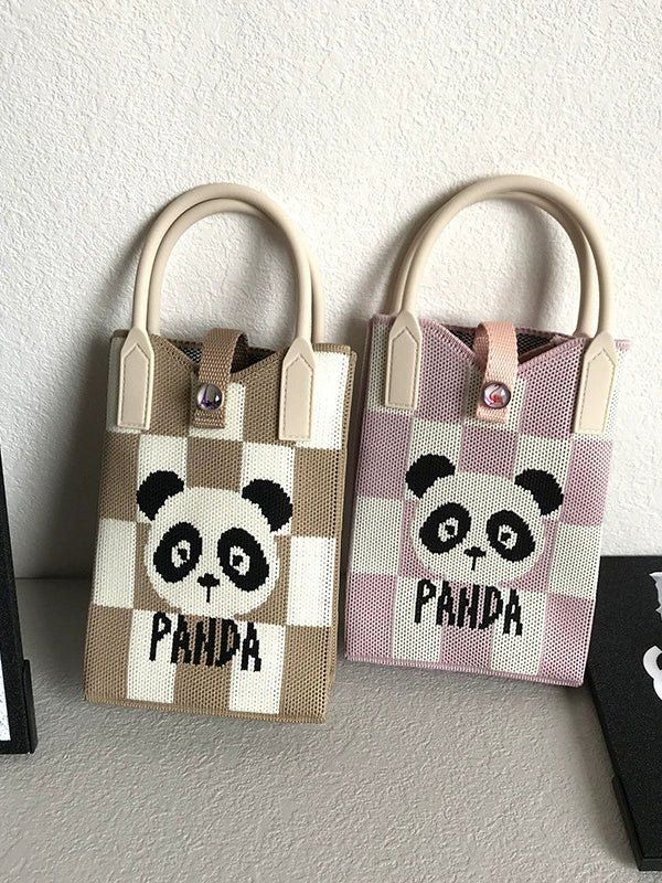 Korean Style Handbag, Fashionable and Simple, Knitted Single Shoulder Crossbody Mini Phone Bag, Portable Storage Coin Purse for Going Out - Walmarkettt.com