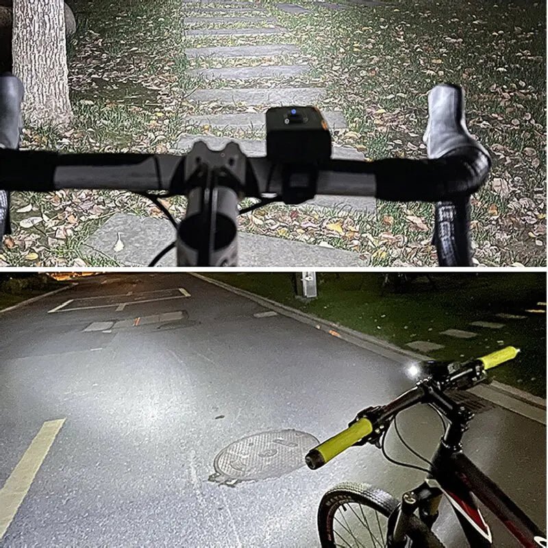LED Bicycle Front Light Type - C Rechargeable Bicycle Headlight MTB Road Bike Headlamp Easy to Install Cycling Accessories - Walmarkettt.com
