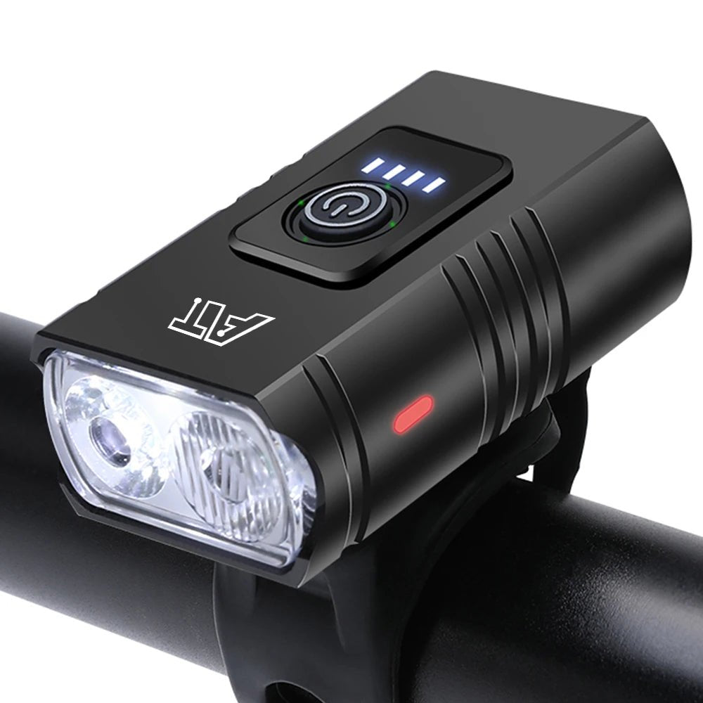LED Bicycle Front Light Type - C Rechargeable Bicycle Headlight MTB Road Bike Headlamp Easy to Install Cycling Accessories - Walmarkettt.com