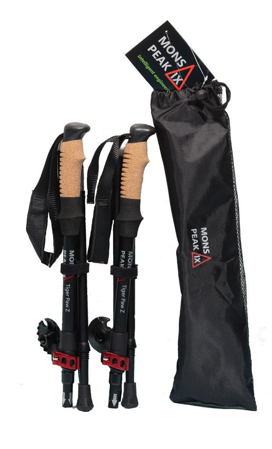 Mons Peak IX Tiger Paw Z Trekking Poles (Z - 120) - Walmarkettt.com