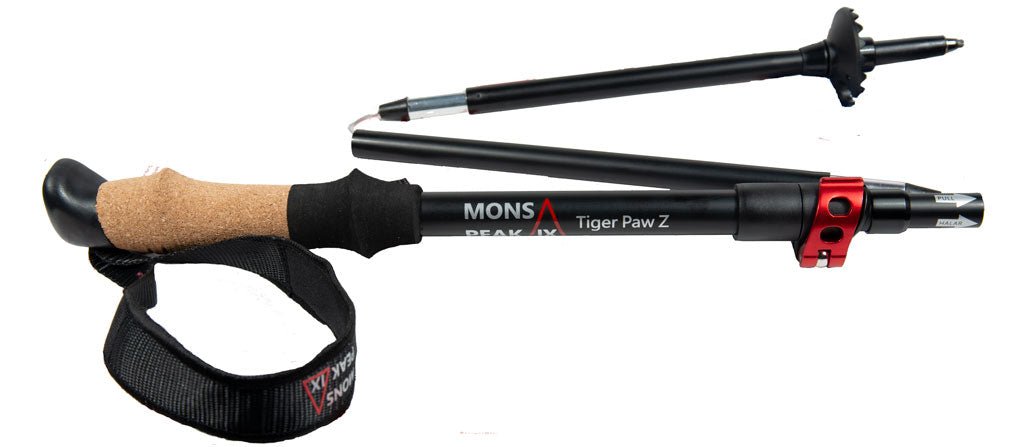 Mons Peak IX Tiger Paw Z Trekking Poles (Z - 120) - Walmarkettt.com