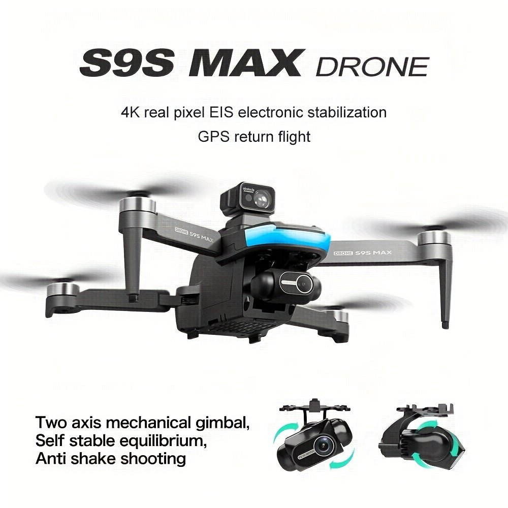 New S9S Aerial Photography, Drone GPS Positioning Return, Compliant With Aviation Authority Requirements, High - definition Pixels, Stable Dual Axis Pan Tilt Camera, Boutique Gift Remote - controlled Aircraft, No FAA Registration - Walmarkettt.com