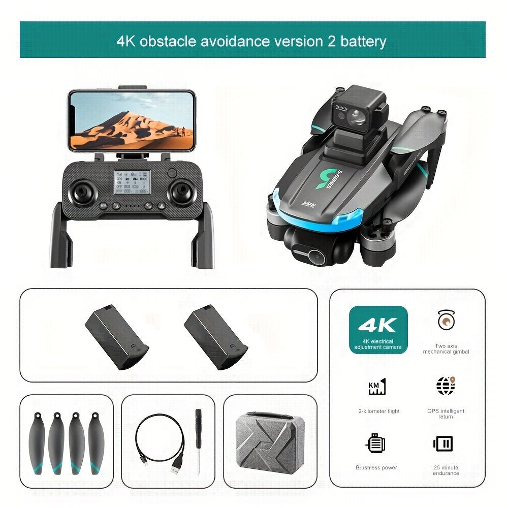 New S9S Aerial Photography, Drone GPS Positioning Return, Compliant With Aviation Authority Requirements, High - definition Pixels, Stable Dual Axis Pan Tilt Camera, Boutique Gift Remote - controlled Aircraft, No FAA Registration - Walmarkettt.com