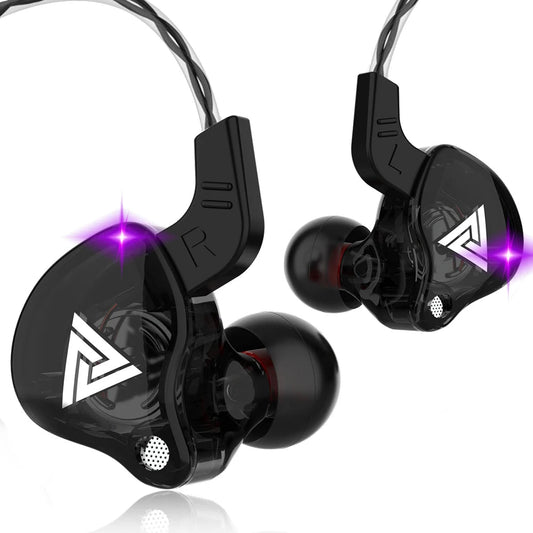 Original QKZ AK6 In Ear Earphone 6 Dynamic Driver Unit Headphone With Mic Stereo Sports HIFI Subwoofer Headset Monitor Earbuds - Walmarkettt.com