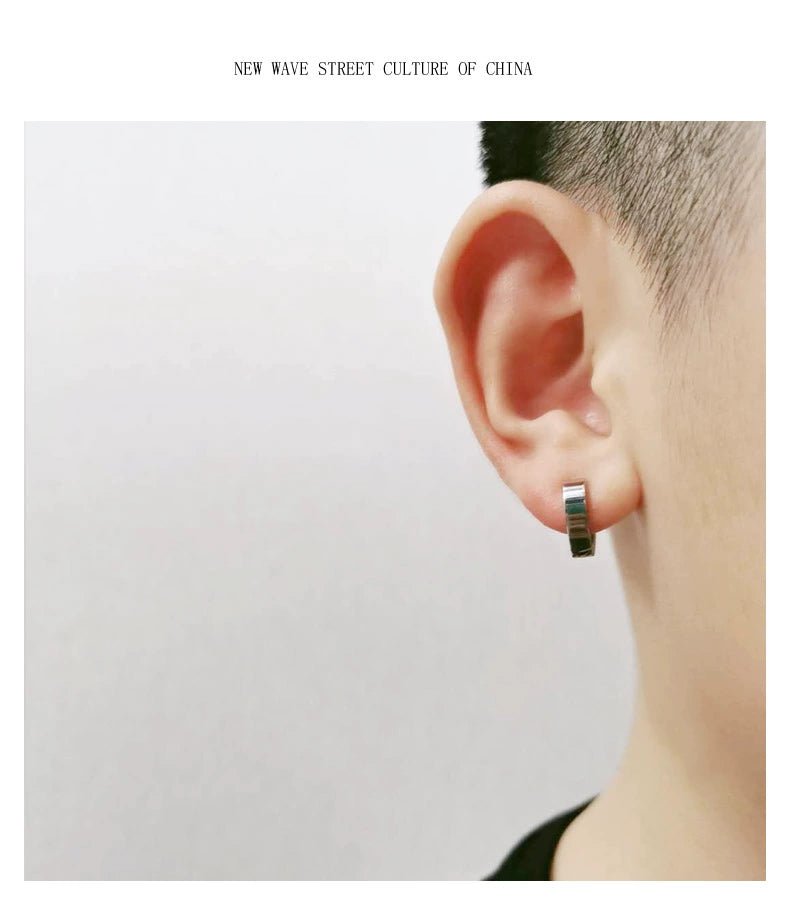 Ornament Design Personalized Titanium Steel Non - Fading Earrings - Walmarkettt.com
